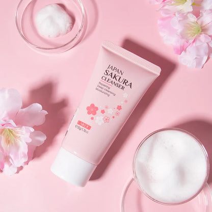 Japan Sakura Gentle Cleansing Facial Cleanser