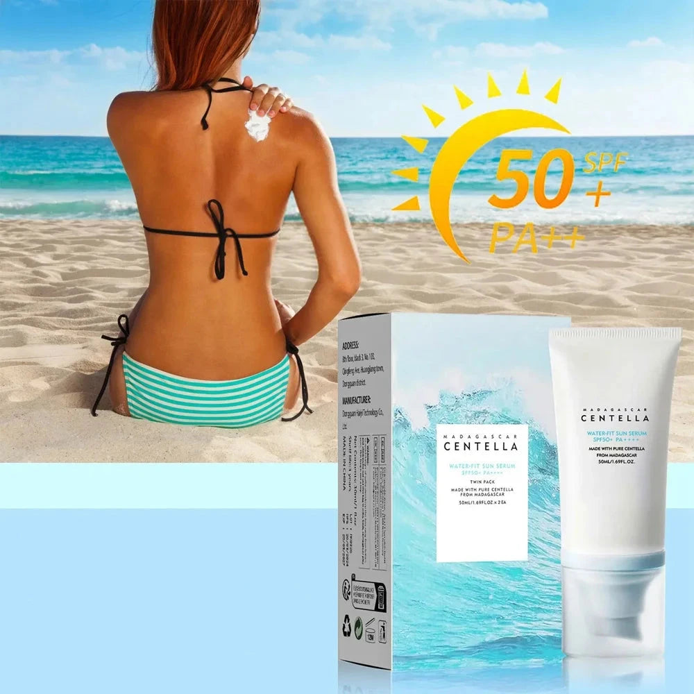 50+ Facial Sunscreen Centella Protector Solar Sunblock