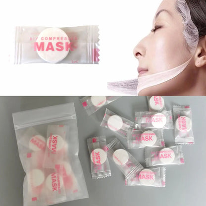 Disposable Compressed Facial Mask