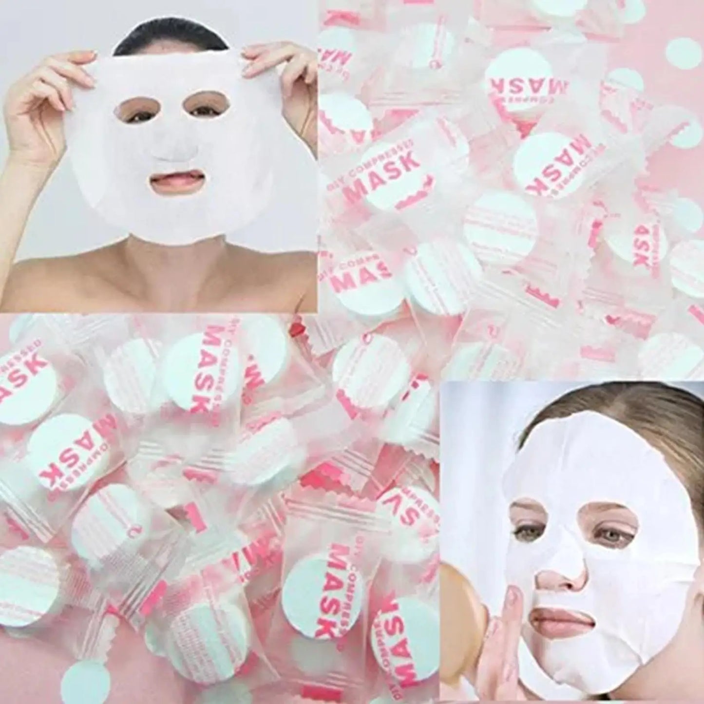 Disposable Compressed Facial Mask