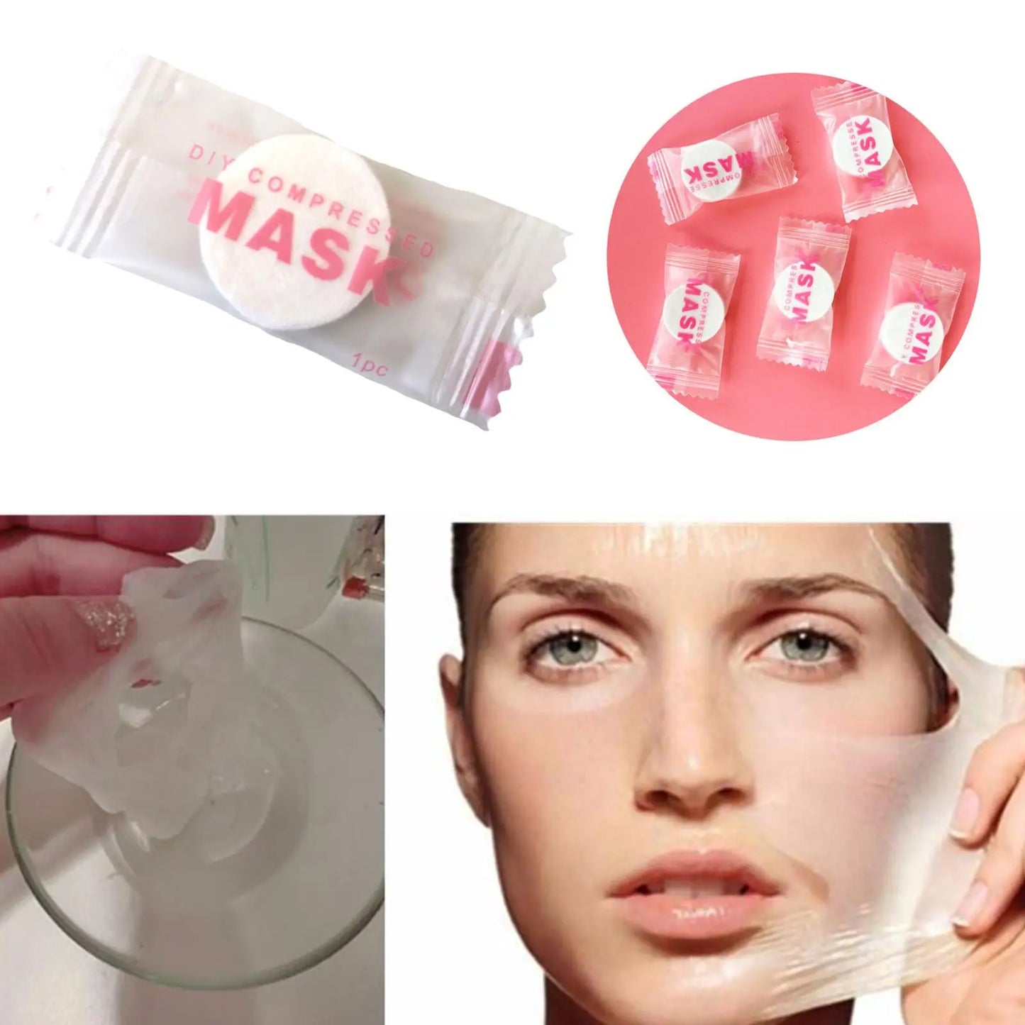 Disposable Compressed Facial Mask