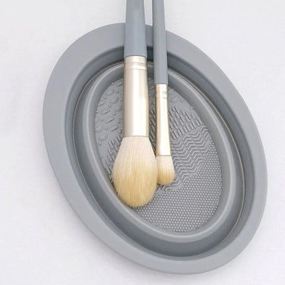 Silicone Makeup Brush Cleaner Bowl